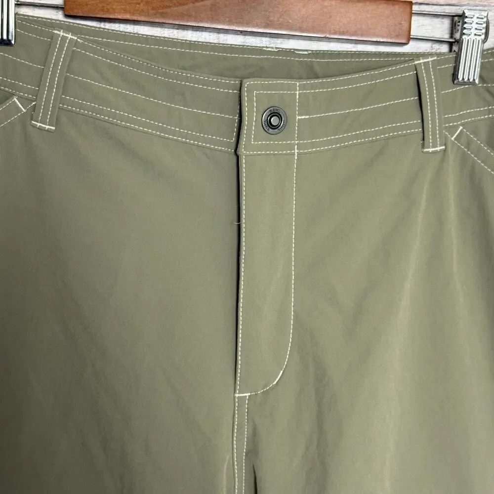 Kuhl Renegade Shorts Mens 40 Olive Stretch Performance Hiking Technical